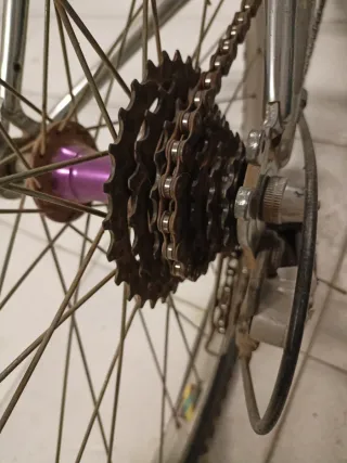 Bicicleta de montaña con marchas