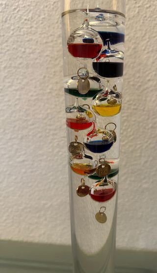 Termómetro de Galileo de Cristal