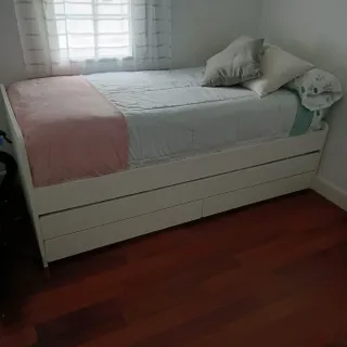 Cama nido Ikea con cajones la venta es sin colchón