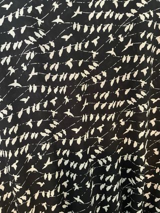 Vestido Ginger&Soul Talla L Estampado Pajaritos