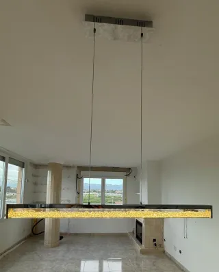Lámpara Techo Lineal Swarovski Cristal