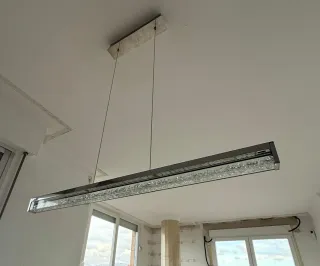 Lámpara Techo Lineal Swarovski Cristal