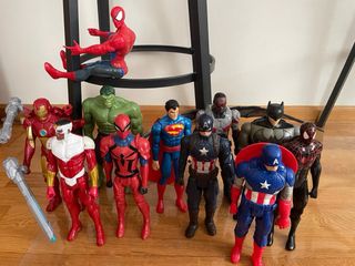 Figuras de Superhéroes Marvel y DC