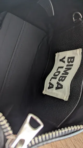 Bolso Bimba y Lola Piel Negro Multicolor