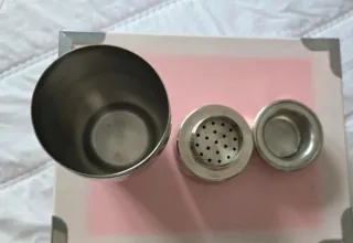 Coctelera BRA Metal Plateada