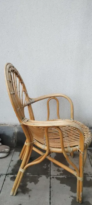 Silla Ratán Vintage