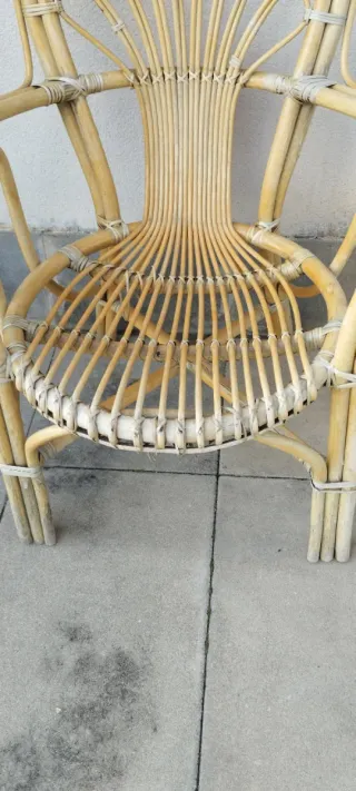 Silla Ratán Vintage