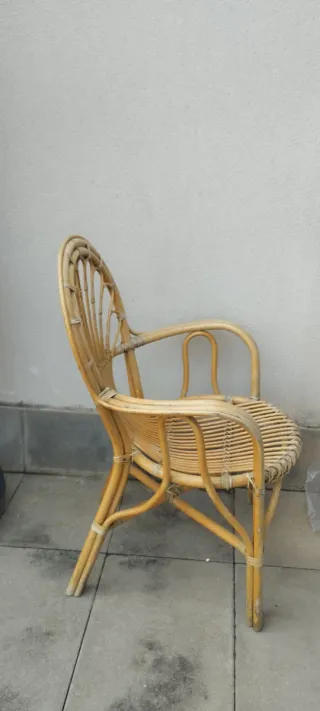 Silla Ratán Vintage