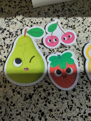 Puzzle Clementoni Frutas 4 Piezas