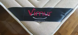 Colchón Vimur 183x90cm con somier y patas