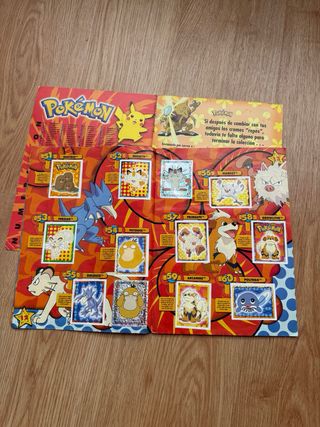 Álbum Cromos Pokémon Merlin Collections