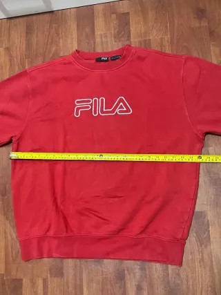 Sudadera Fila Roja Vintage Boxy 90s