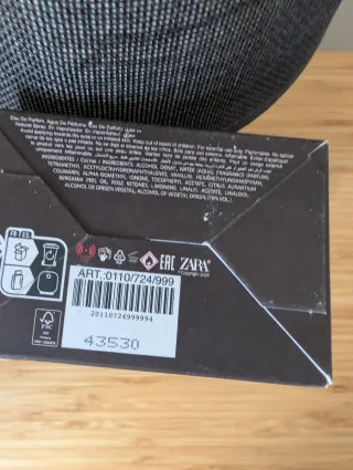 Perfume Zara Dark Romance Eau de Parfum 80ml