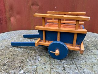 Carro decorativo madera