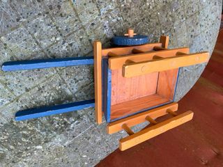 Carro decorativo madera