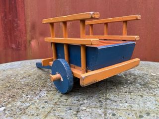 Carro decorativo madera