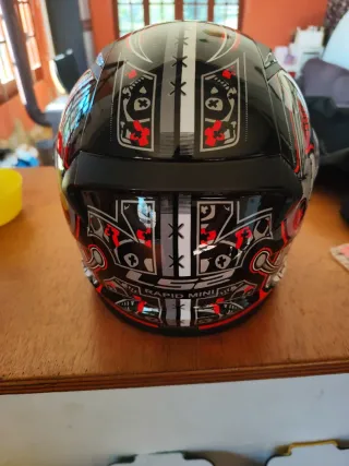Casco LS2 FD353 Rapid Mini Negro/Rojo