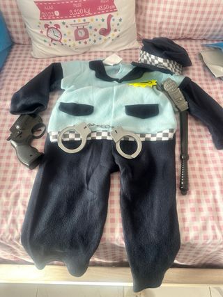 Disfraz Policía Bebé con accesorios