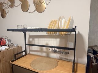 Escurridor de platos de 2 niveles