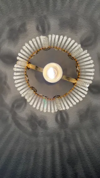 LAMPARA CRISTAL TECHO