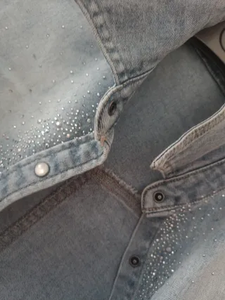 Chaqueta vaquera con brillos