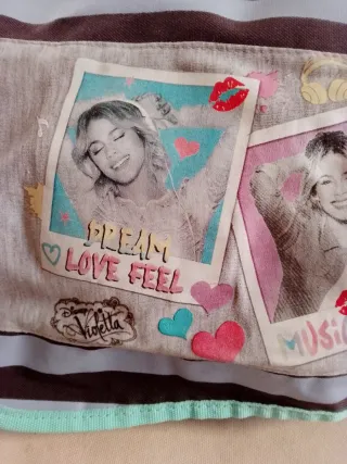 Borsa Violetta con foto e scritte