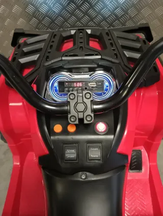 Quad eléctrico infantil 12V rojo