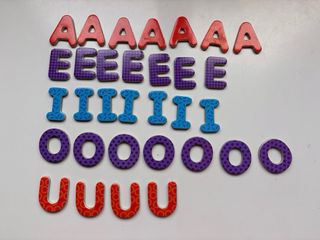 Letras Mayúsculas Imantadas