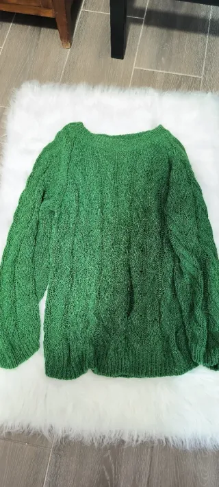 Jersey Massimo Dutti Verde Talla L