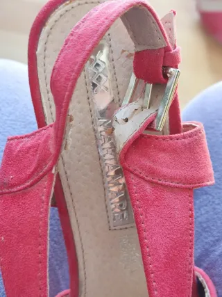 Sandalias María Mare Rojas Talla 40