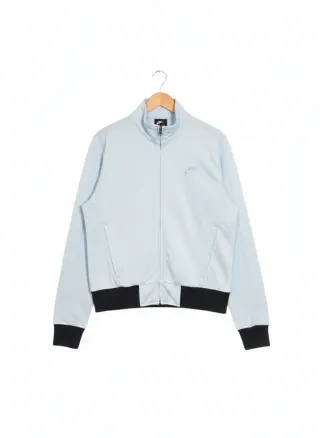 Nike Vintage Baby Blue Track Jacket Y2K Cyber Boxy