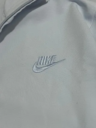 Nike Vintage Baby Blue Track Jacket Y2K Cyber Boxy