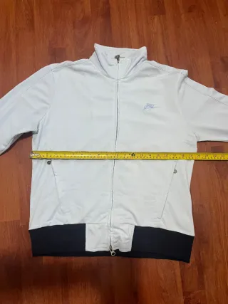 Nike Vintage Baby Blue Track Jacket Y2K Cyber Boxy