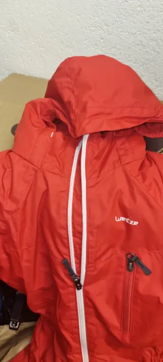 Mono de esquí Wedze rojo talla 8 años