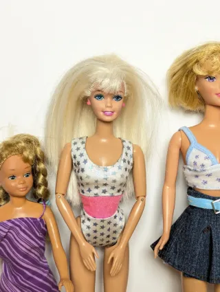 Lote Barbie, Ken y Skipper