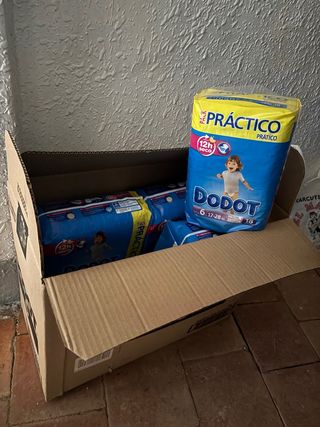 Pañales Dodot Talla 6 (17-28 kg) 288 unidades