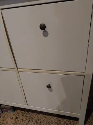 Lote dos Zapateros Ikea Hemnes Blancos