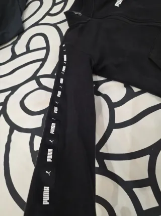 Chaqueta Puma Negra con Logo