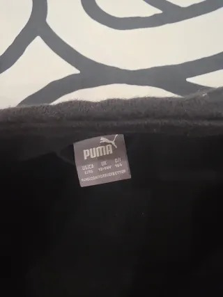 Chaqueta Puma Negra con Logo