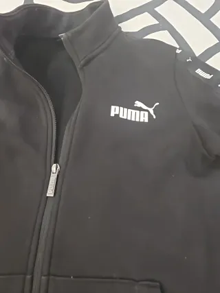 Chaqueta Puma Negra con Logo