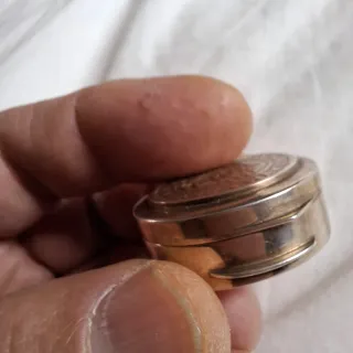 Pastillero Moneda Plata