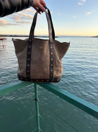 Borsa Borbonese Beige/Marrone