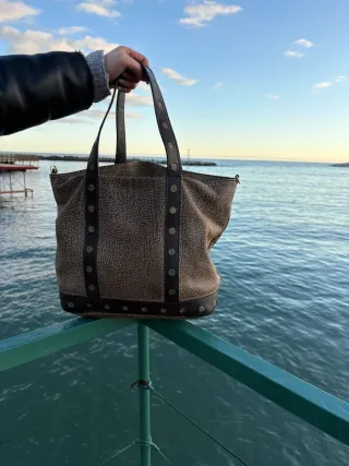 Borsa Borbonese Beige/Marrone