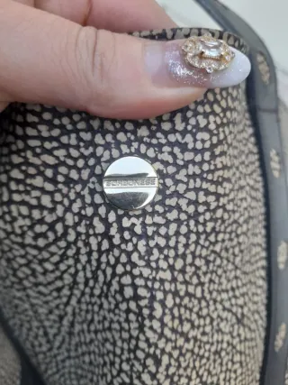 Borsa Borbonese Beige/Marrone