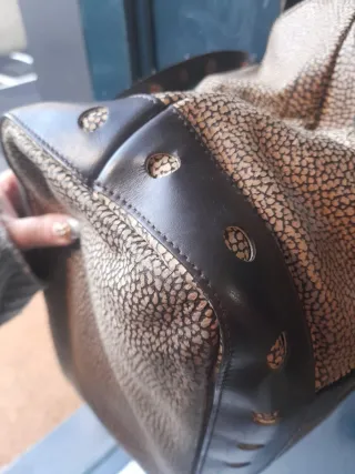 Borsa Borbonese Beige/Marrone