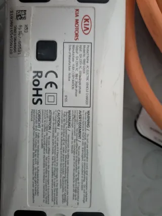 Cavo Ricarica Kia EV/PHEV Tipo 2 Schuko 2.7kW