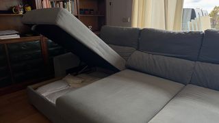 Sofá Cama Gris con Chaise Longue ¡URGE!