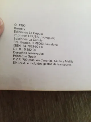 Cómic - Misterios de la carne - Burns