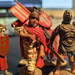 Figuras Soldados Plomo/Cerámica