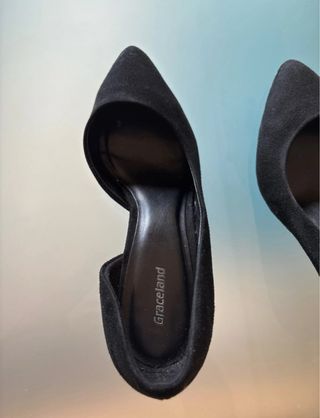 Zapatos de tacón negros 3 cm